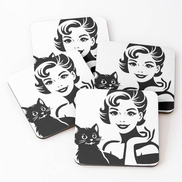 Item preview, Retro Woman ART designed and sold by BubbleWub_.
