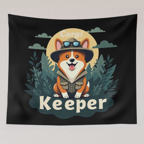 Item preview, Zookeeper Corgi – Corgi Keeper Safari Adventure designed and sold by zoughlal.