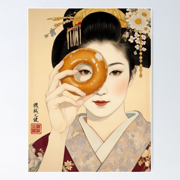 Item preview, The Glazed Gaze: A Fusion of Tradition and Sweetness designed and sold by omosiro-jp.