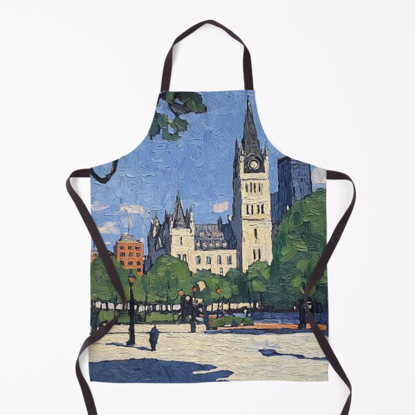 Item preview, City Hall | Post-impressionist painting style designed and sold by ComicsFactory.