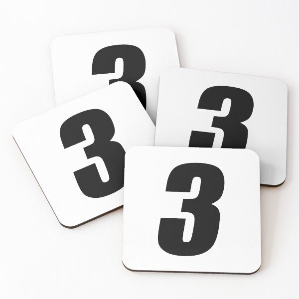 Item preview, MX Racing Number 3 (three)_Impact Italic slant designed and sold by designseventy.