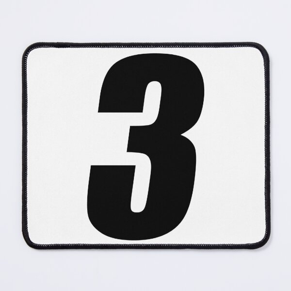 Item preview, MX Racing Number 3 (three)_Impact Italic slant designed and sold by designseventy.