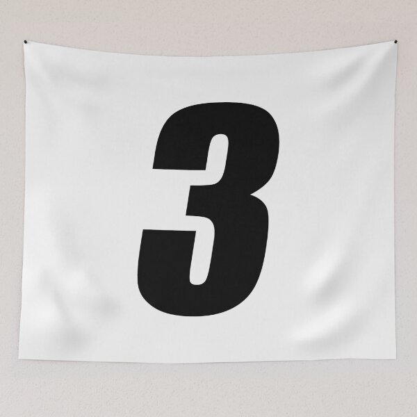 Item preview, MX Racing Number 3 (three)_Impact Italic slant designed and sold by designseventy.