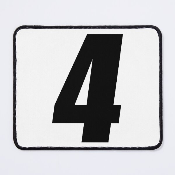 Item preview, MX Racing Number 4 (four)_Impact Italic slant designed and sold by designseventy.