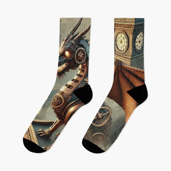 Item preview, Clockwork Titan: The Steampunk Dragon designed and sold by AbstractAnom.