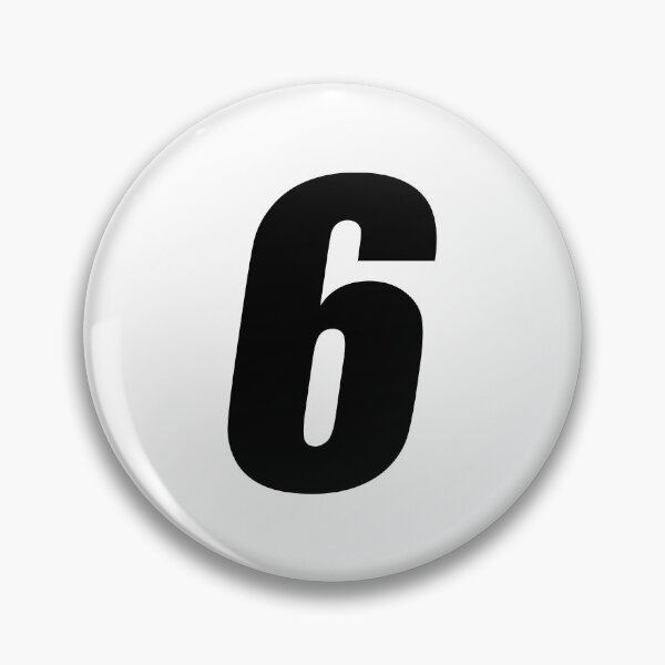 Item preview, MX Racing Number 6 (six)_Impact Italic slant designed and sold by designseventy.