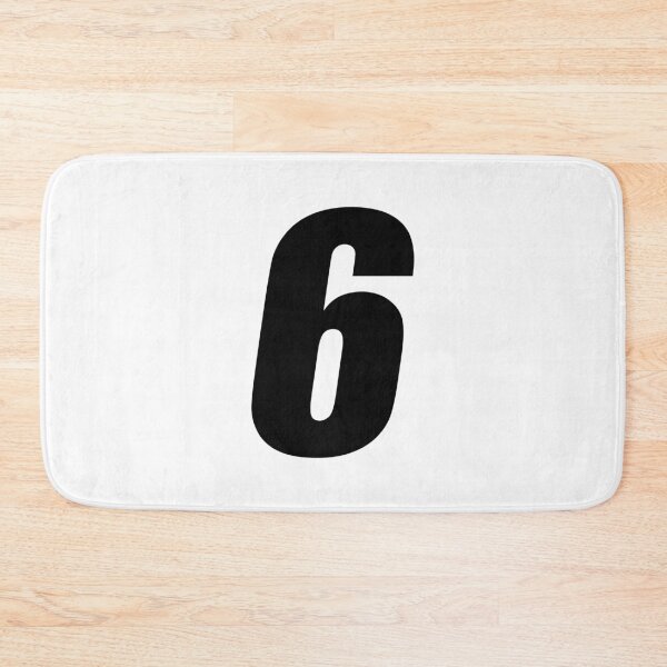 Item preview, MX Racing Number 6 (six)_Impact Italic slant designed and sold by designseventy.