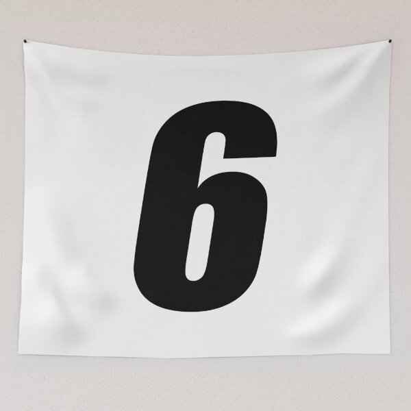 Item preview, MX Racing Number 6 (six)_Impact Italic slant designed and sold by designseventy.