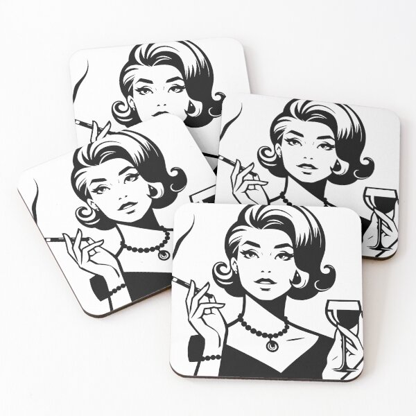 Item preview, Retro Woman ART 3 designed and sold by BubbleWub_.