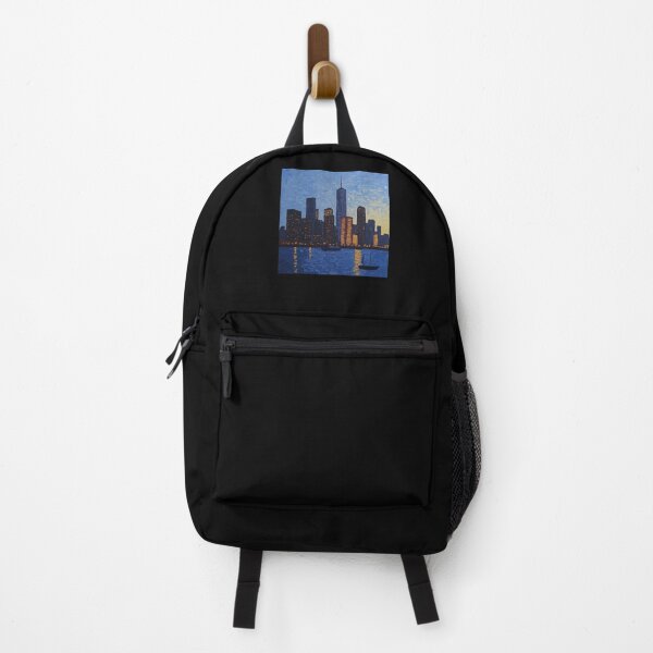 Item preview, City skyline | Post-impressionist painting style designed and sold by ComicsFactory.