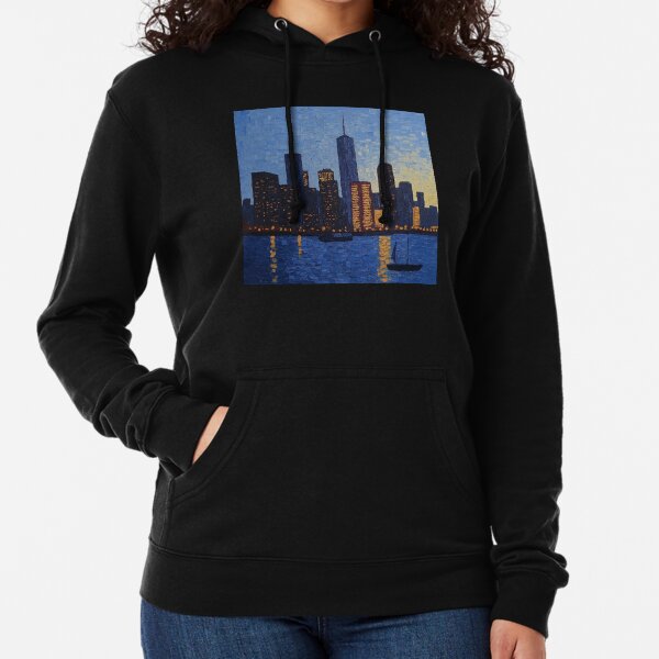 Item preview, City skyline | Post-impressionist painting style designed and sold by ComicsFactory.