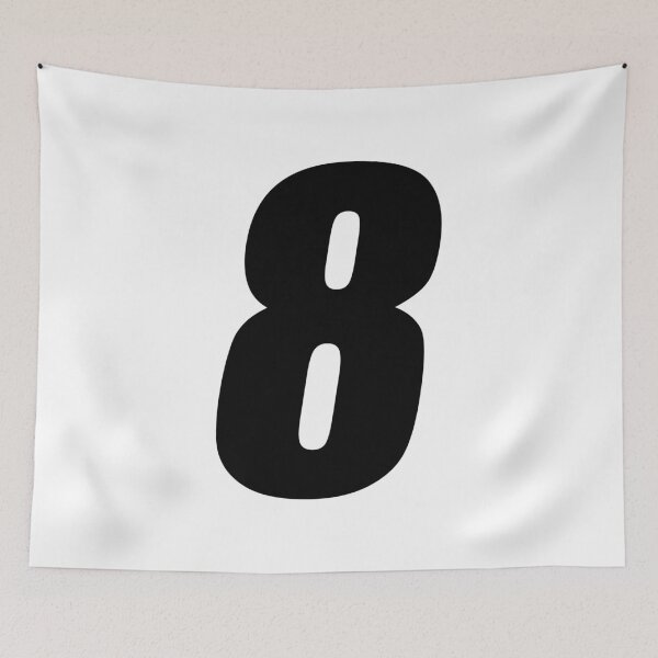 Item preview, MX Racing Number 8 (eight)_Impact Italic slant designed and sold by designseventy.