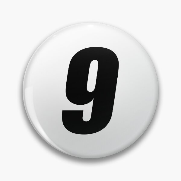 Item preview, MX Racing Number 9 (nine)_Impact Italic slant designed and sold by designseventy.