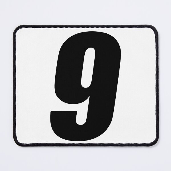 Item preview, MX Racing Number 9 (nine)_Impact Italic slant designed and sold by designseventy.