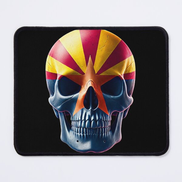 Item preview, Arizona Flag Skull designed and sold by WilAugusta.