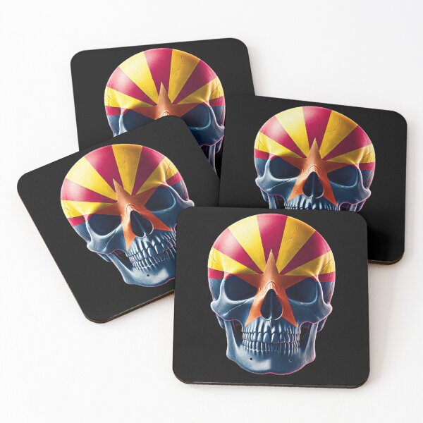 Item preview, Arizona Flag Skull designed and sold by WilAugusta.