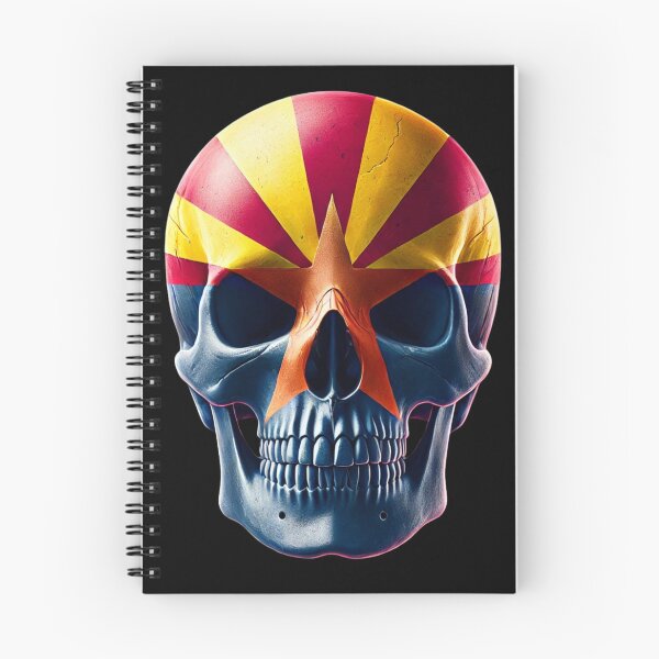 Item preview, Arizona Flag Skull designed and sold by WilAugusta.