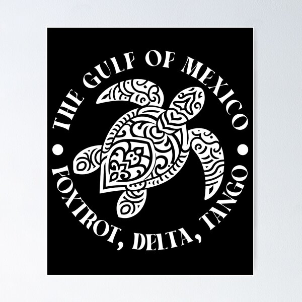 Item preview, Foxtrot Delta Tango Tortuga Marina del Golfo de México designed and sold by wtfbba.