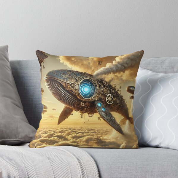 Item preview, The Sky Leviathan: Steampunk Whale in the Clouds designed and sold by AbstractAnom.