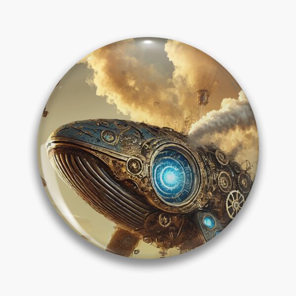 Item preview, The Sky Leviathan: Steampunk Whale in the Clouds designed and sold by AbstractAnom.