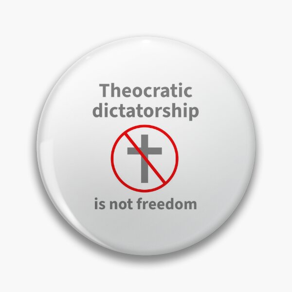 Item preview, Theocratic dictatorship is not freedom  designed and sold by Rachel the Artist .
