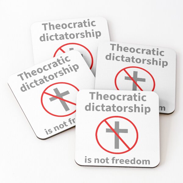 Item preview, Theocratic dictatorship is not freedom  designed and sold by Rachel the Artist .