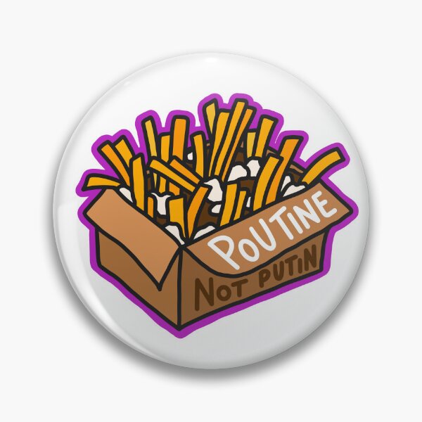 Aperçu de l'œuvre Poutine, pas Poutine créée et vendue par klpdesigns.