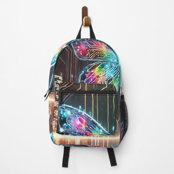 Item preview, Neon Metamorphosis: The Cybernetic Butterfly designed and sold by AbstractAnom.