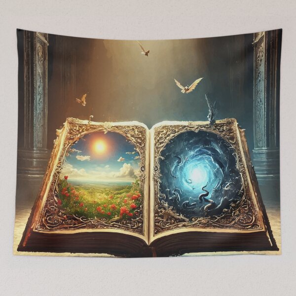 Item preview, The Book of Fate: A Tale of Two Realms designed and sold by AbstractAnom.