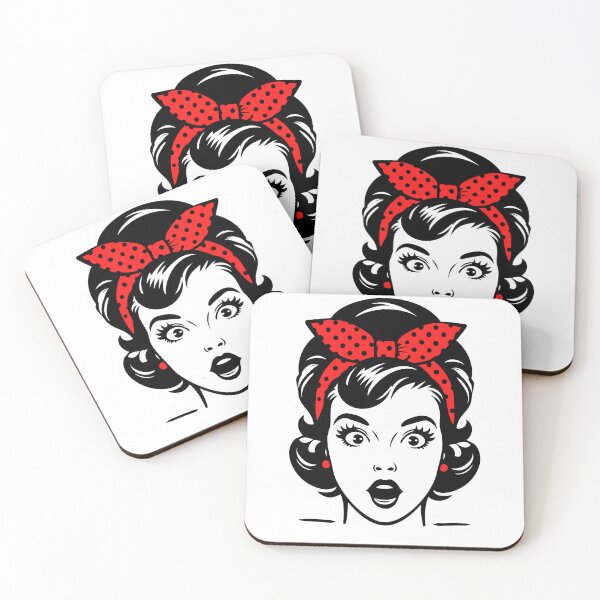 Item preview, Retro Woman ART 6 designed and sold by BubbleWub_.