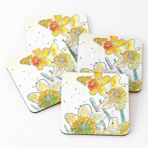 Item preview, Yellow Daffodil Watercolor designed and sold by Sarah  Rajkotwala.