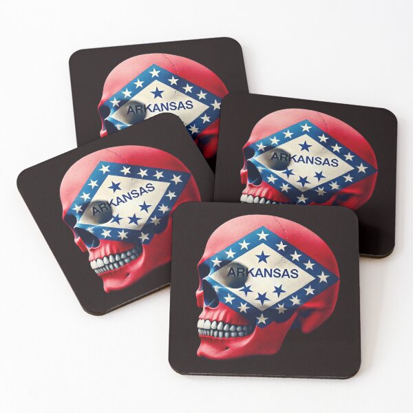 Item preview, Arkansas Flag Skull designed and sold by WilAugusta.