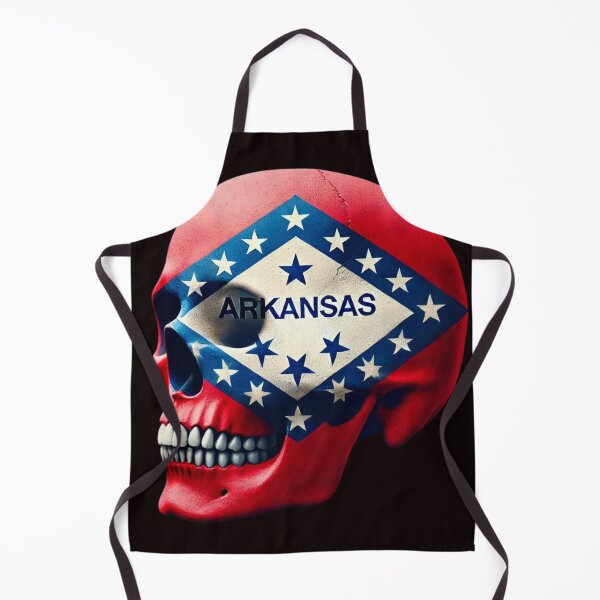Item preview, Arkansas Flag Skull designed and sold by WilAugusta.