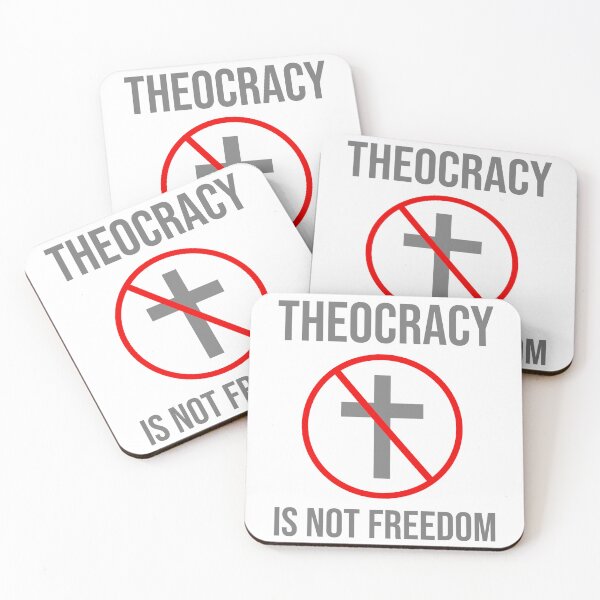 Item preview, Theocracy is not freedom. designed and sold by Rachel the Artist .
