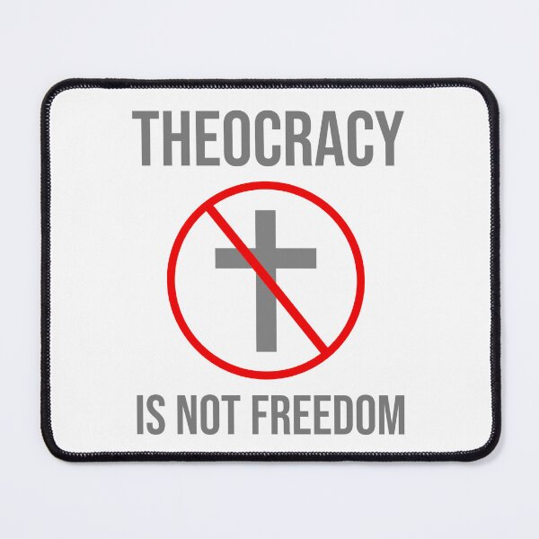 Item preview, Theocracy is not freedom. designed and sold by Rachel the Artist .
