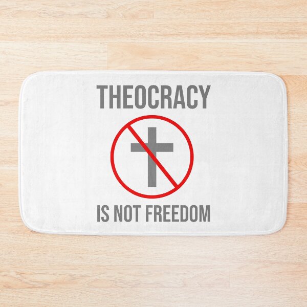 Item preview, Theocracy is not freedom. designed and sold by Rachel the Artist .