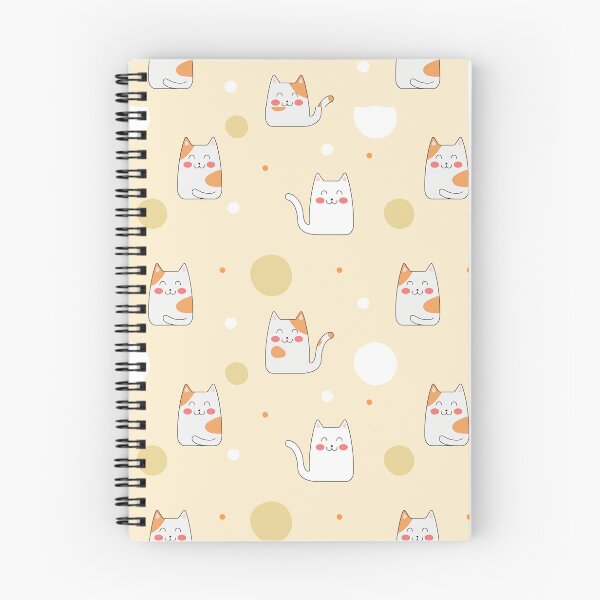 Item preview, Vector Cute Cat Seamless Yellow designed and sold by vintageretrostyleshop.
