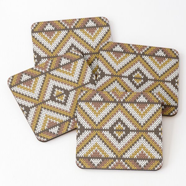 Item preview, Bohemian Knitted Pattern  designed and sold by Loomexa Studio .