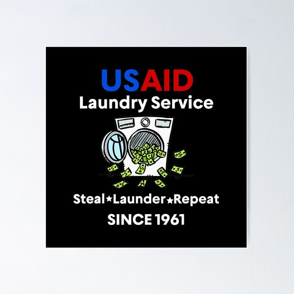 Item preview, Usaid Laundry Service Laundering Money Since 1961 D.O.G.E.  designed and sold by Thogadaremo.