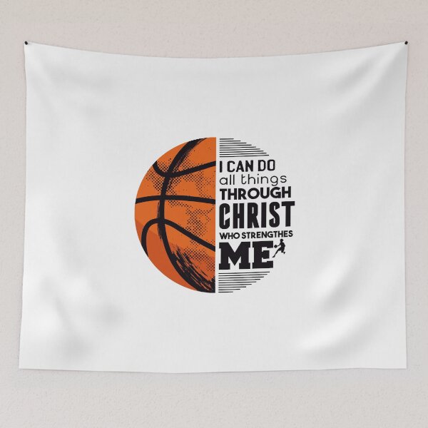 Item preview, Basketball Christ Quote I Can Do All Things designed and sold by Masonixem.