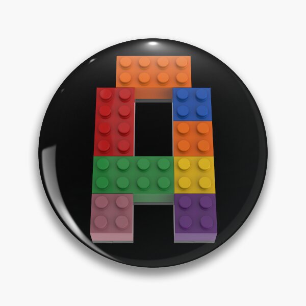 Item preview, Letter A brick tee for all Master Builders designed and sold by Brickification.