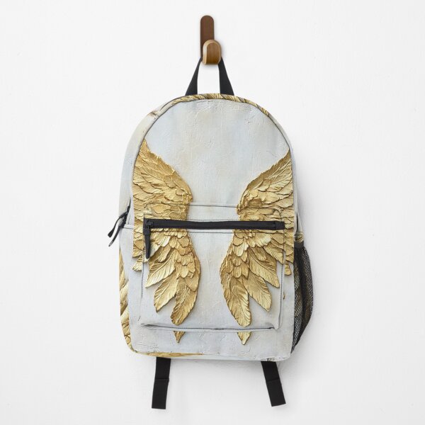 Item preview, Angel wings in gold foil on antique paper designed and sold by dcrc.