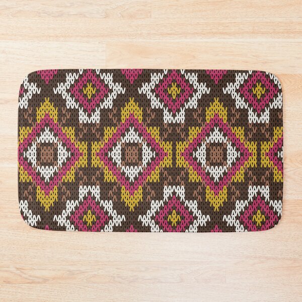 Item preview, Bohemian Knitted Pattern designed and sold by Loomexa Studio .