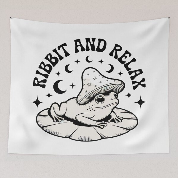 Item preview, Ribbit and Relax designed and sold by Random Designs.