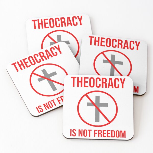 Item preview, Theocracy is not freedom. designed and sold by Rachel the Artist .