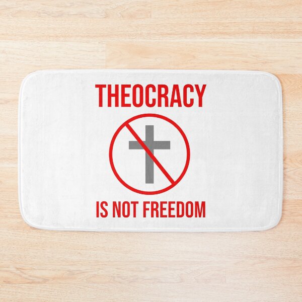 Item preview, Theocracy is not freedom. designed and sold by Rachel the Artist .