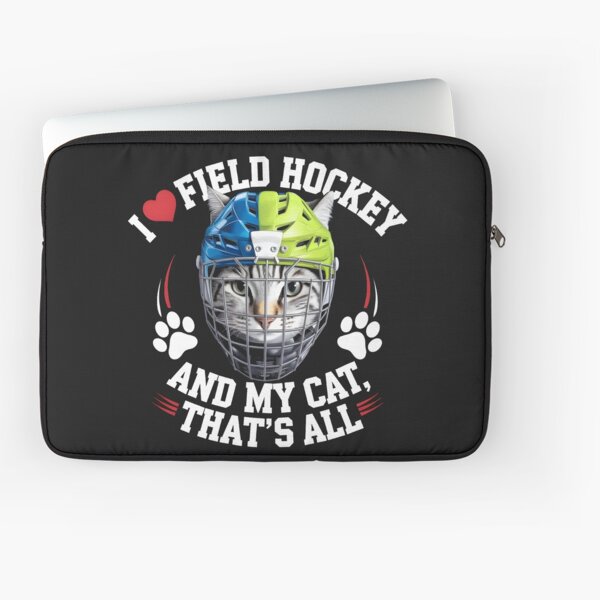 Aperçu de l'œuvre I ❤️ Field Hockey and my Cat t-shirt créée et vendue par CanvaSnap ⭐⭐⭐⭐⭐.