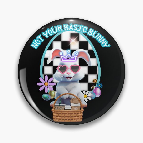 Item preview,  Not Your Basic Bunny – Sassy Coffee Shirt designed and sold by ArtbyCrystal.