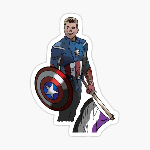 Item preview, Captain America Asexual designed and sold by Tobys-Trinkets.