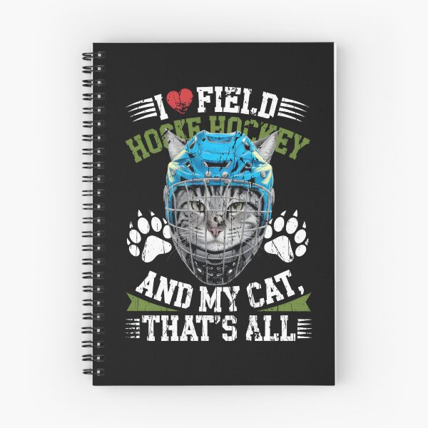 Item preview, I ❤️ Field Hockey and my Cat t-shirt designed and sold by CanvaSnap ⭐⭐⭐⭐⭐.